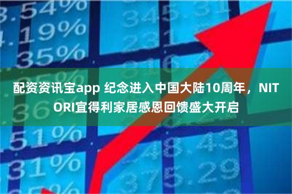 配资资讯宝app 纪念进入中国大陆10周年，NITORI宜得