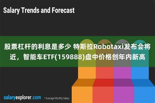 股票杠杆的利息是多少 特斯拉Robotaxi发布会将近，