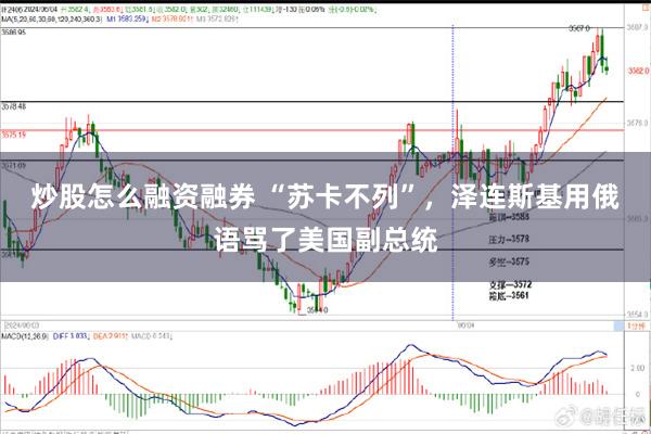 炒股怎么融资融券 “苏卡不列”，泽连斯基用俄语骂了美国副总统